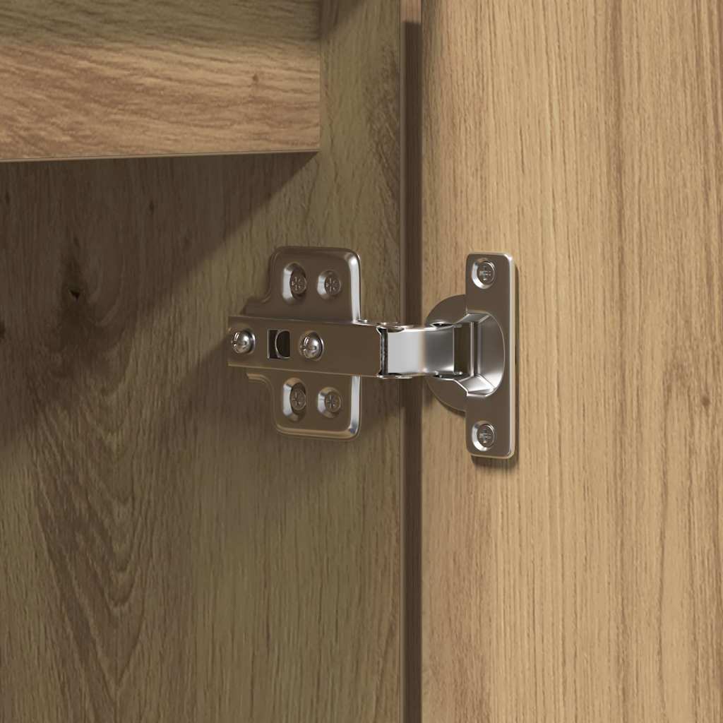 TV-kast Artisan Eiken 100 x 38 x 49 cm Bewerkt hout is nu te koop bij PeponiXL, paradijselijk wonen!