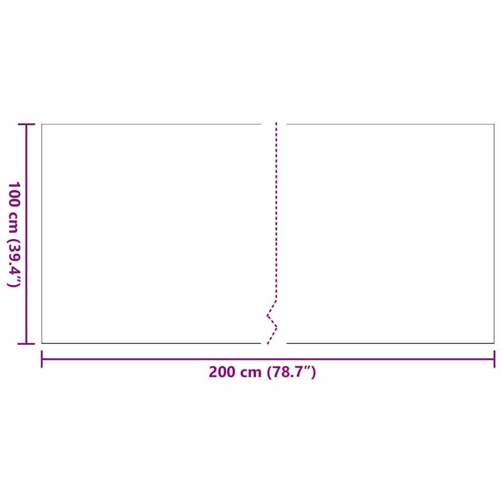 Kunstgras Zwart 200 x 100 x 3 cm Polypropyleen is nu te koop bij PeponiXL, paradijselijk wonen!