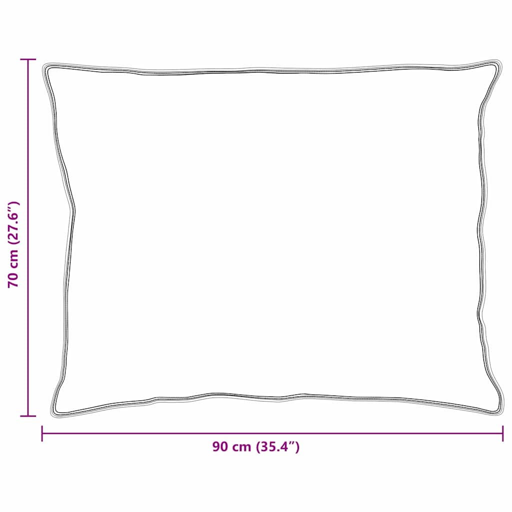 Hoofdkussen met kussen 2 pcs Wit 70 x 90 cm Veren is nu te koop bij PeponiXL, paradijselijk wonen!