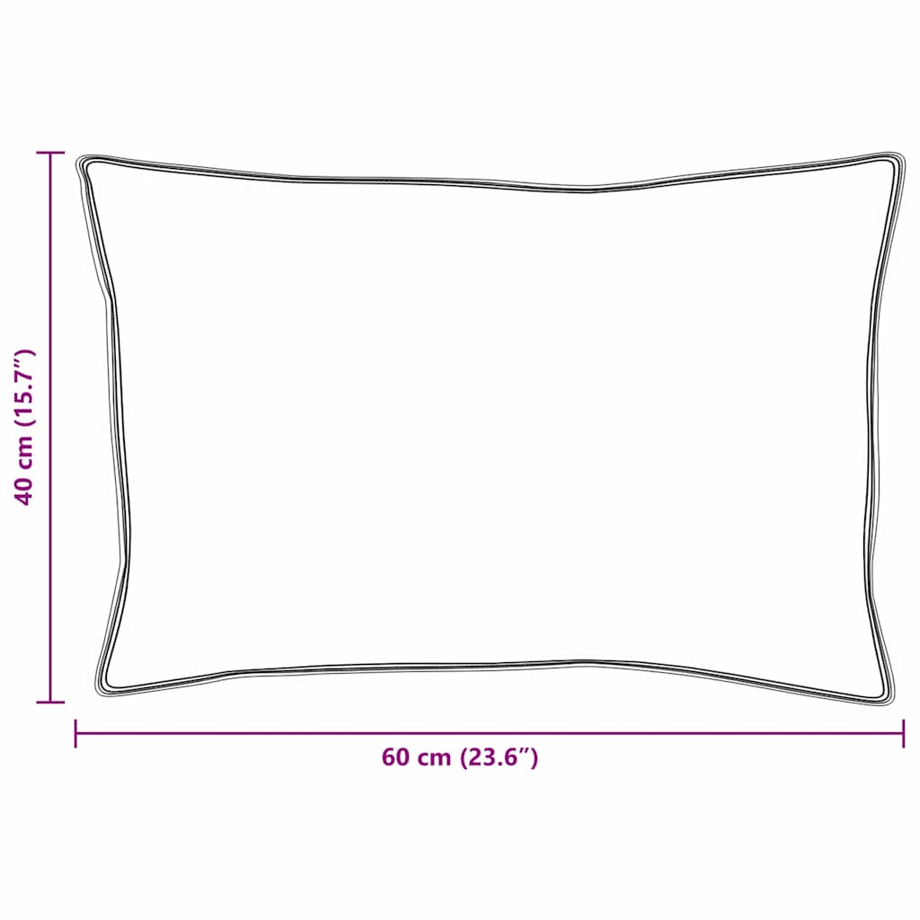 Hoofdkussen met kussen 2 pcs Wit 40 x 60 cm Katoen is nu te koop bij PeponiXL, paradijselijk wonen!
