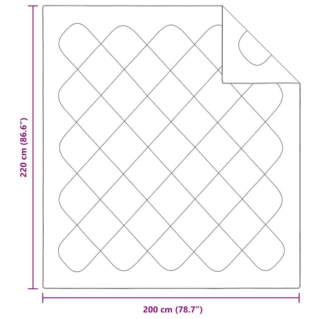 Zomer Dekbed Wit 220 x 200 x 3 cm Polyester is nu te koop bij PeponiXL, paradijselijk wonen!