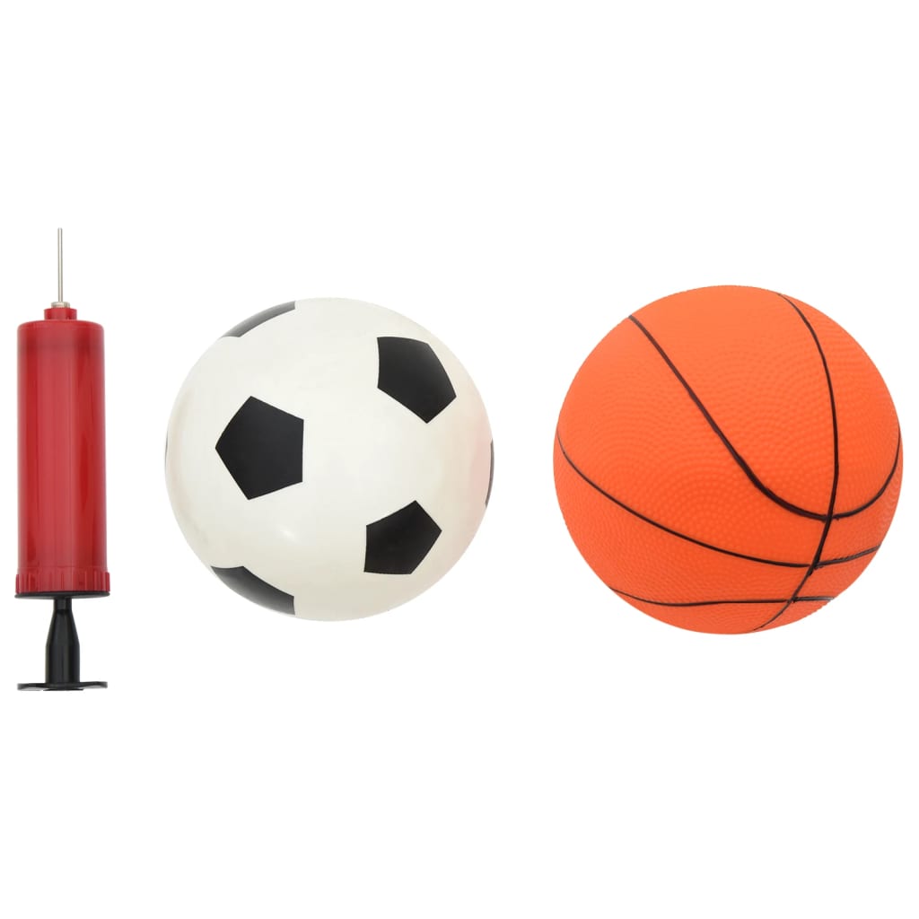 Kindervoetbal- en basketbalset met ballen 98x50x70 cm is nu te koop bij PeponiXL, paradijselijk wonen!