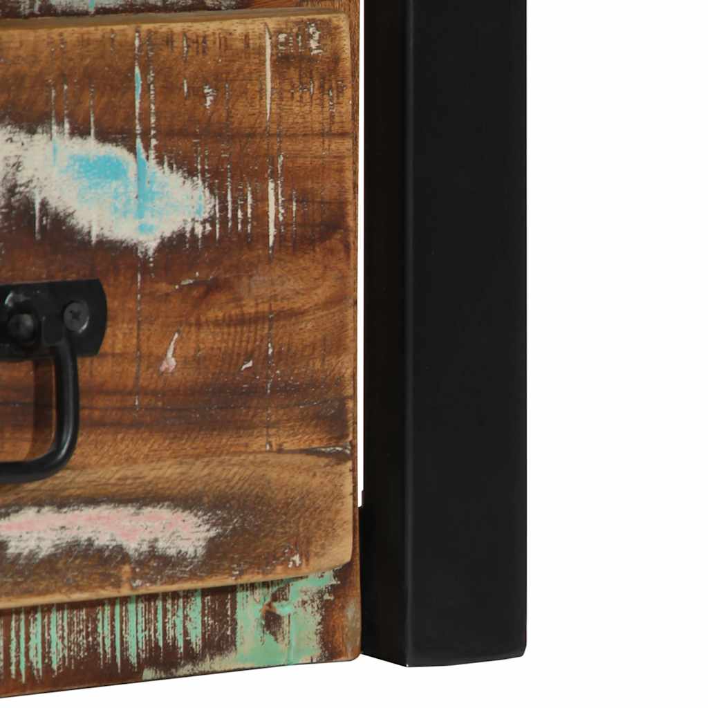 Nachtkastjes 2st 40x35x40cm massief gerecycled hout meerkleurig is nu te koop bij PeponiXL, paradijselijk wonen!