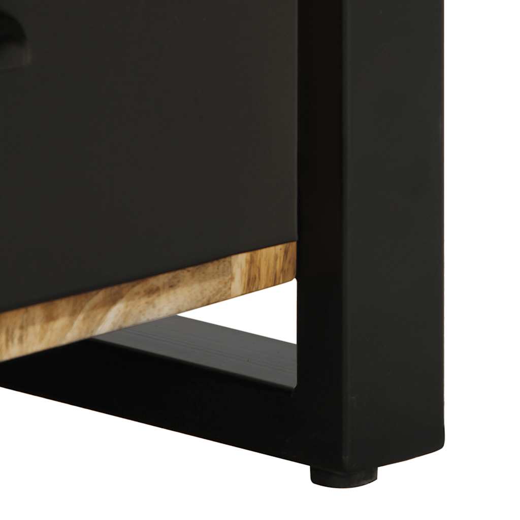 Nachtkastje 40x30x50 cm massief ruw mangohout is nu te koop bij PeponiXL, paradijselijk wonen!