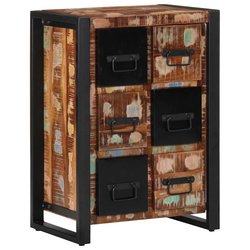 Dressoir 50x35x70 cm massief gerecycled hout is nu te koop bij PeponiXL, paradijselijk wonen!