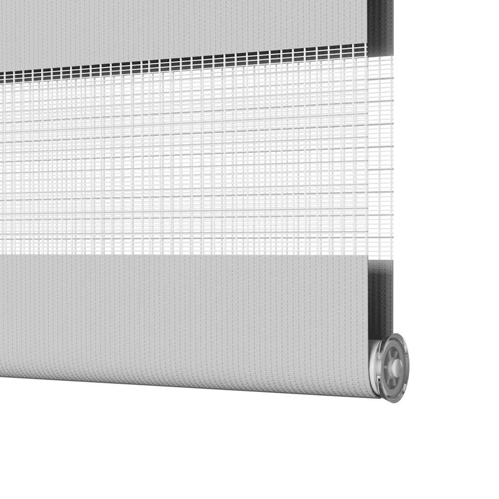 Zebra rolgordijn 125x200 cm stofbreedte 120,9 cm lichtgrijs is nu te koop bij PeponiXL, paradijselijk wonen!