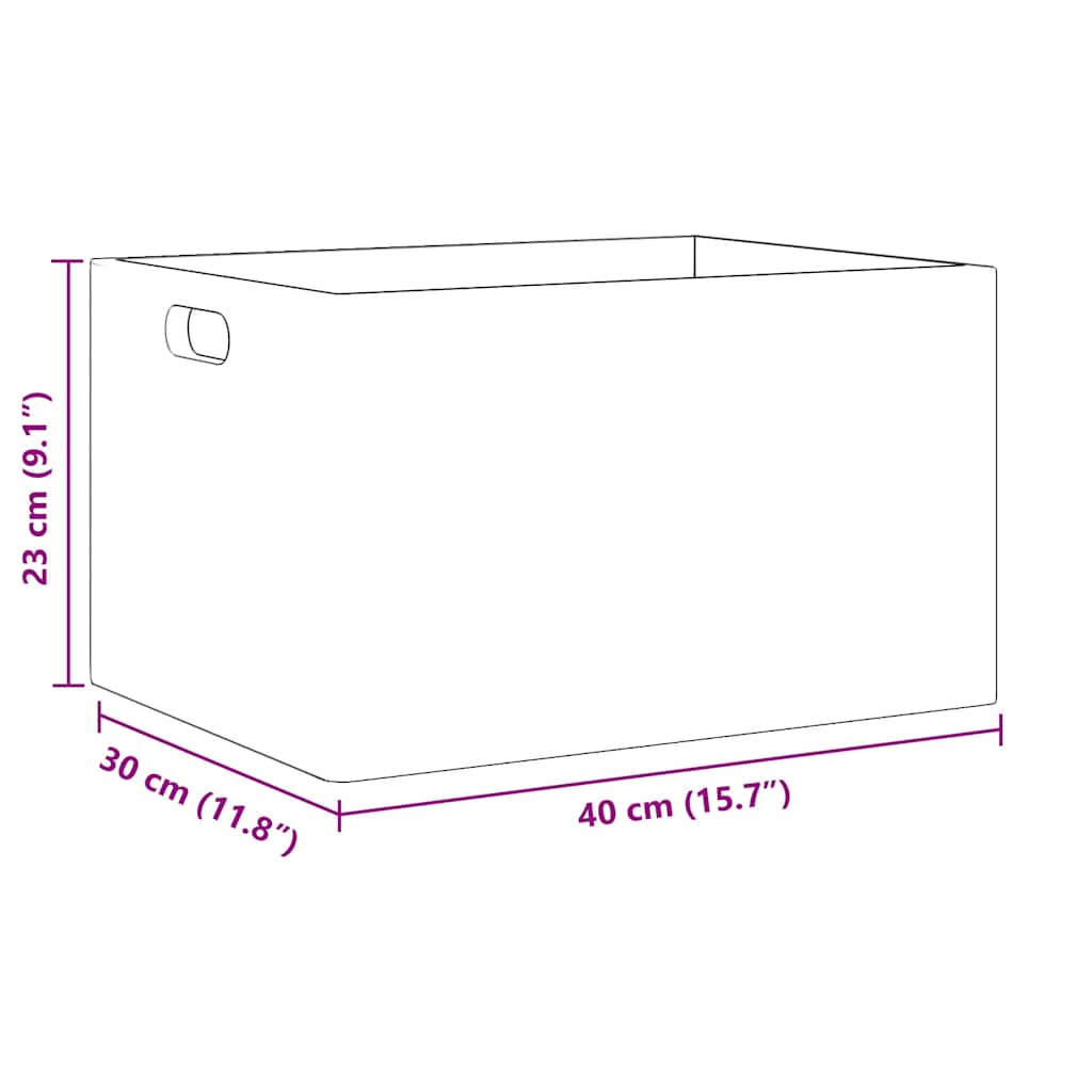 Houten kist met handvatten 40x30x23 cm massief grenenhout is nu te koop bij PeponiXL, paradijselijk wonen!