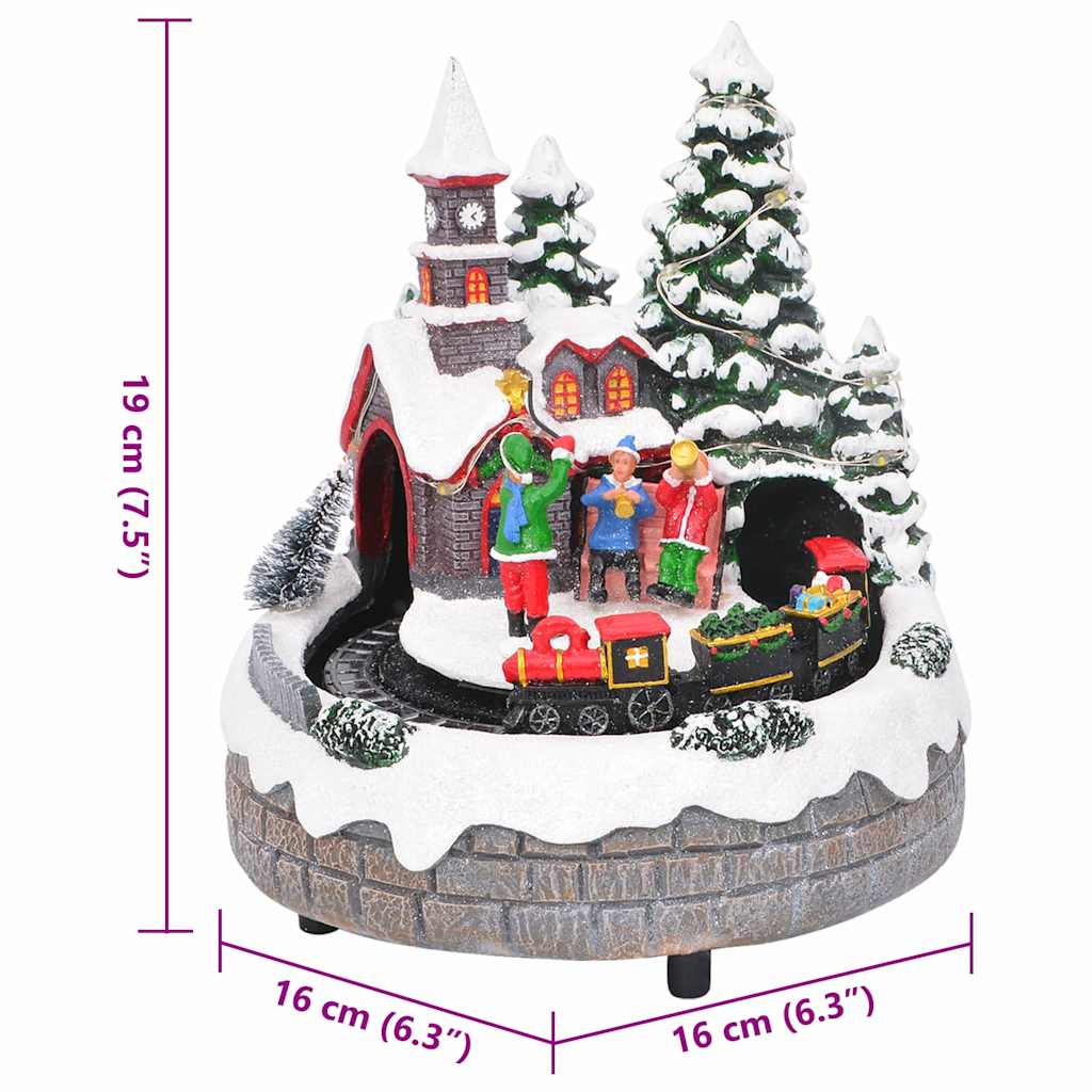 Kerst Tafelopstelling Multikleur 16 x 16 x 19 cm Kunststof is nu te koop bij PeponiXL, paradijselijk wonen!