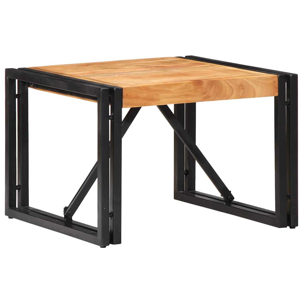 Salontafel 50x50x35 cm massief acaciahout is nu te koop bij PeponiXL, paradijselijk wonen!