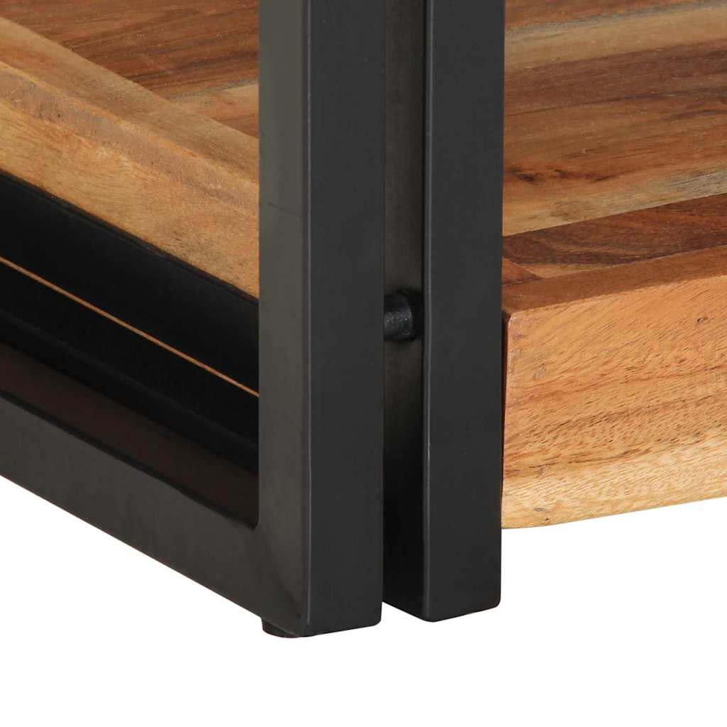 Nachtkastje 2 pcs Bruin 40 x 35 x 50 cm Massief acaciahout is nu te koop bij PeponiXL, paradijselijk wonen!