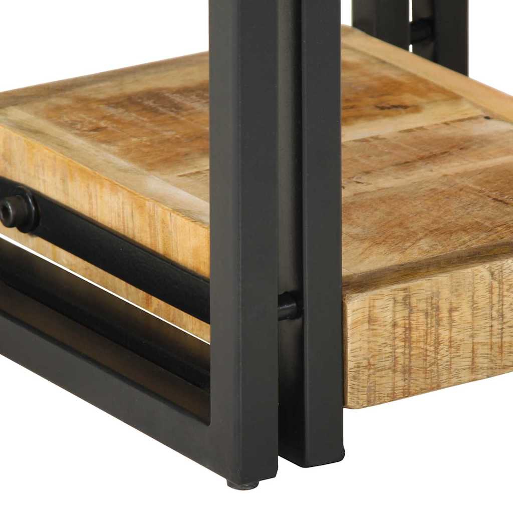 Nachtkastje 2 pcs Bruin 30 x 30 x 40 cm massief mangohout is nu te koop bij PeponiXL, paradijselijk wonen!