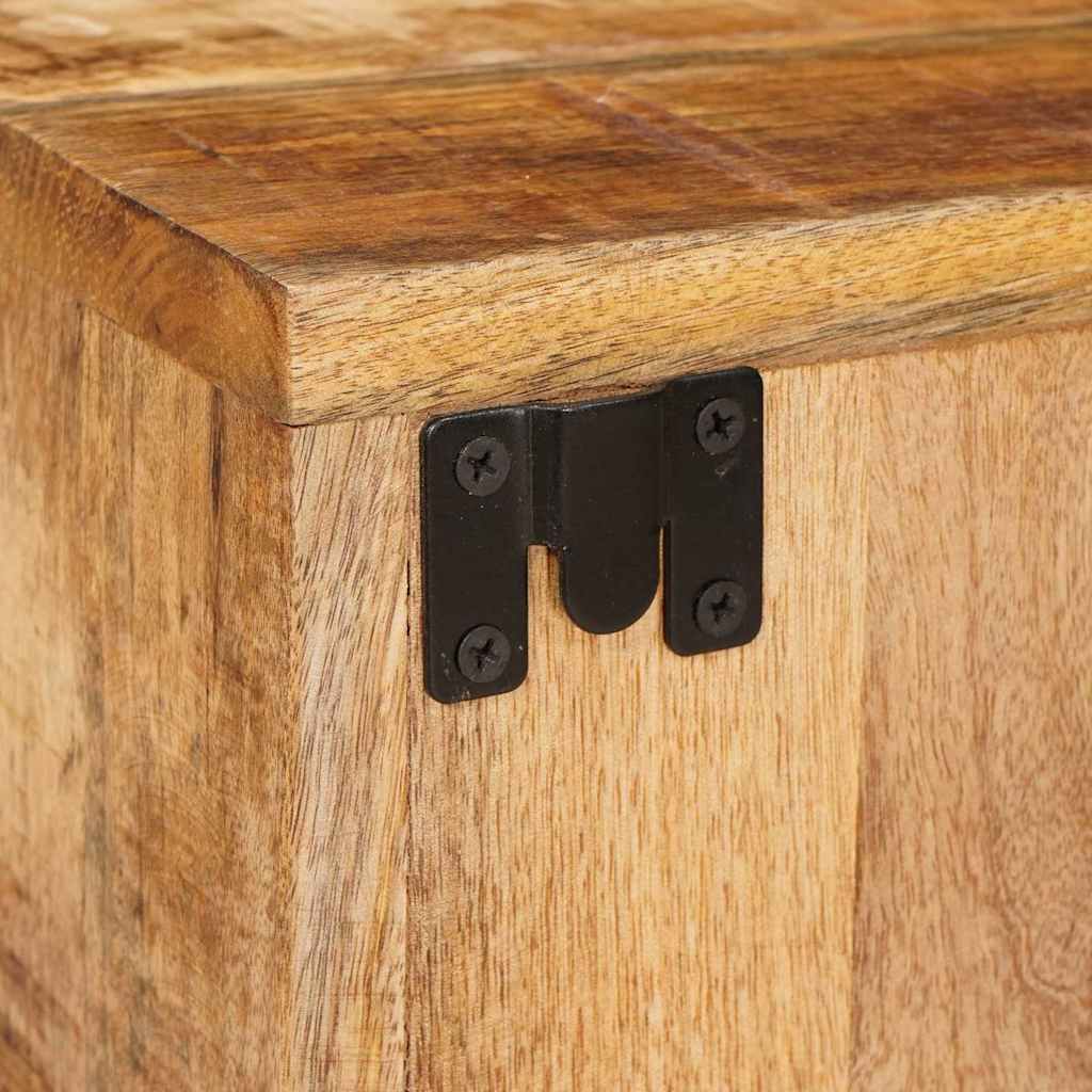 Nachtkastje 2 pcs Bruin 35 x 33 x 48 cm Massief Mango Hout is nu te koop bij PeponiXL, paradijselijk wonen!