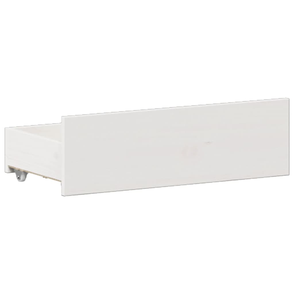 Bed met boekenkast zonder matras grenenhout wit 180x200 cm is nu te koop bij PeponiXL, paradijselijk wonen!