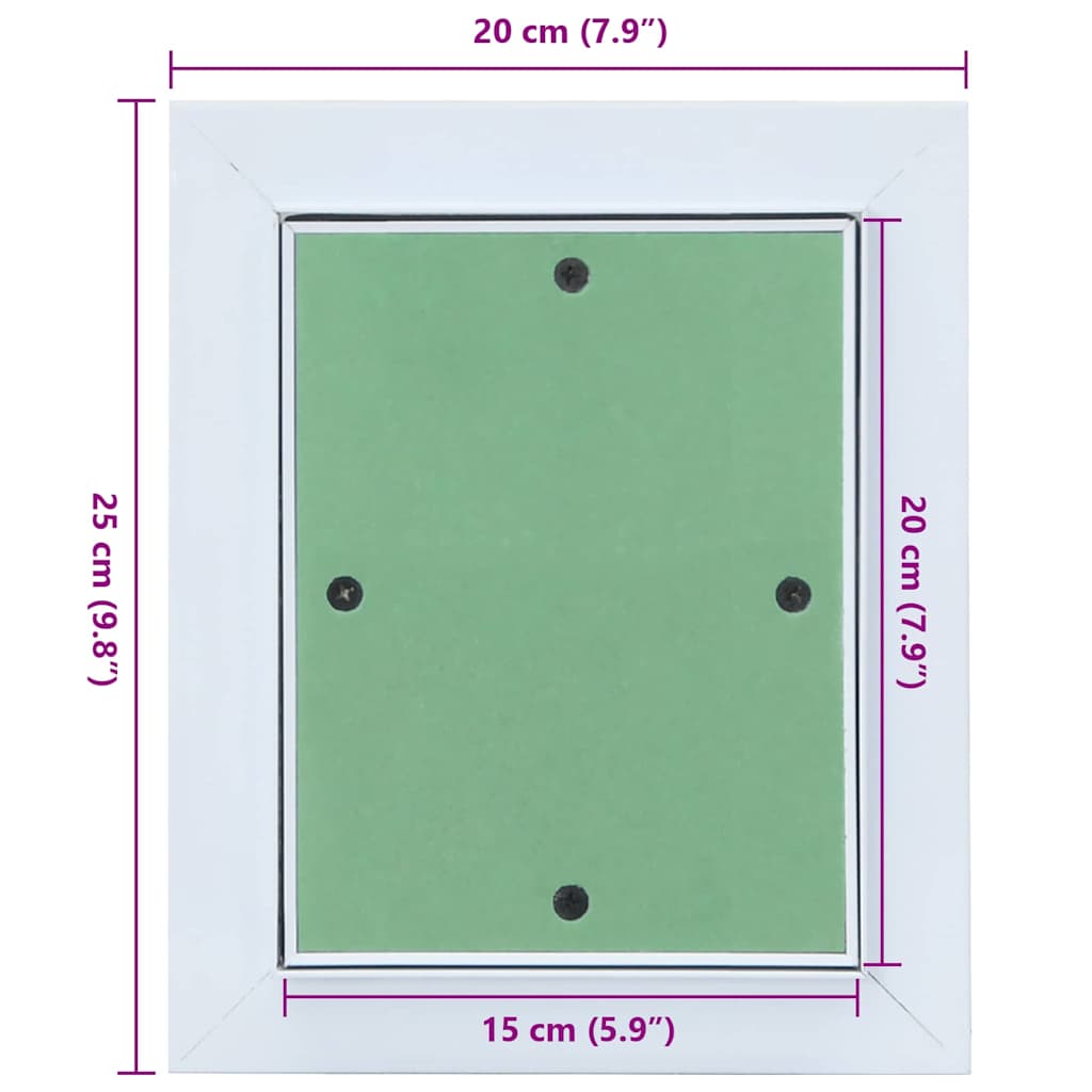 Toegangs paneel Groen en Zilver 20 x 25 cm is nu te koop bij PeponiXL, paradijselijk wonen!