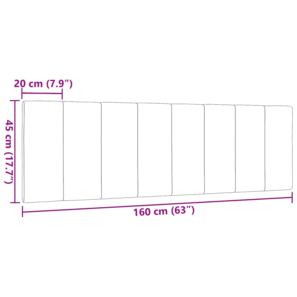 Hoofdbordkussen "Hanko" 160 cm stof zwart is nu te koop bij PeponiXL, paradijselijk wonen!