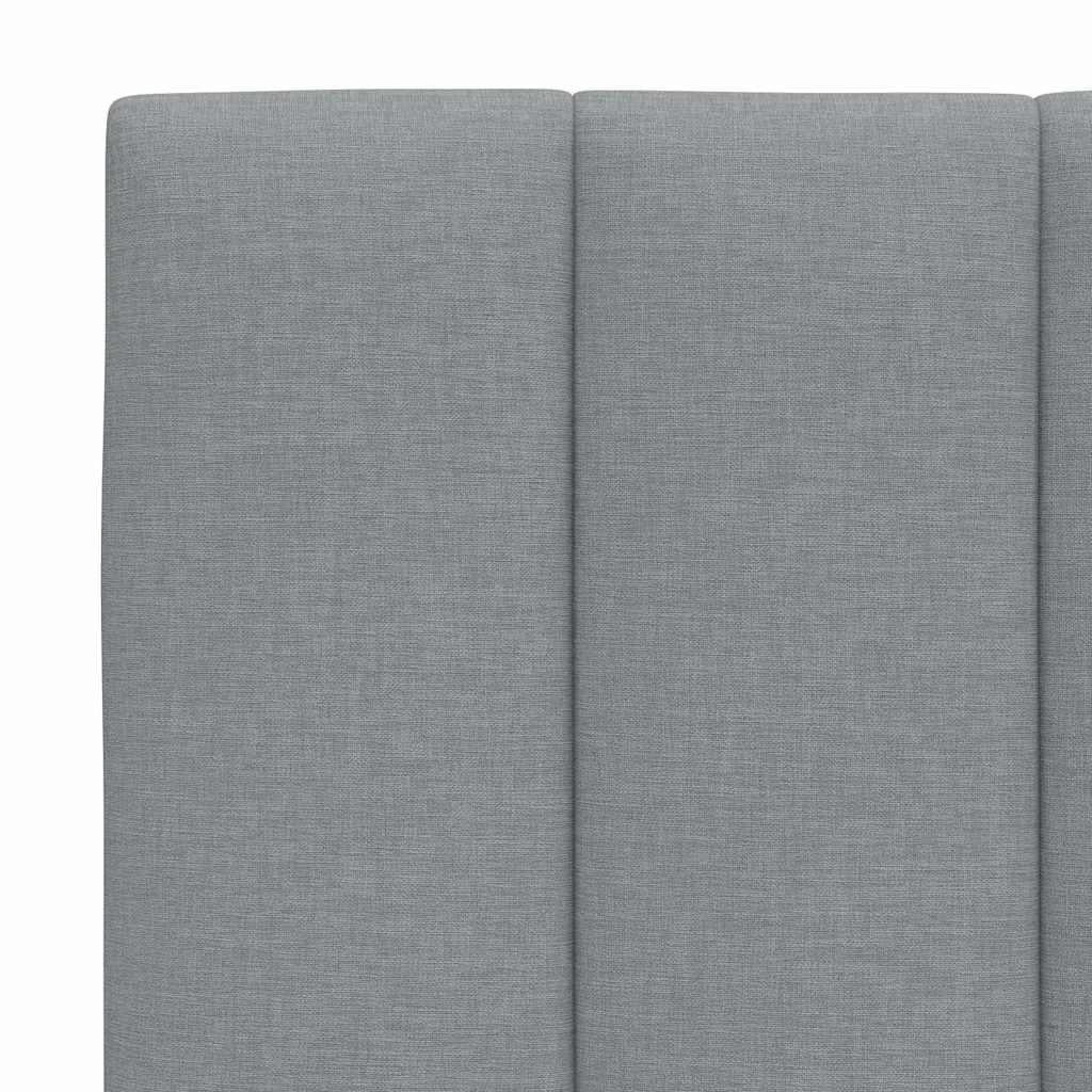 Bed met matras "Hanko" stof lichtgrijs 120x200 cm is nu te koop bij PeponiXL, paradijselijk wonen!