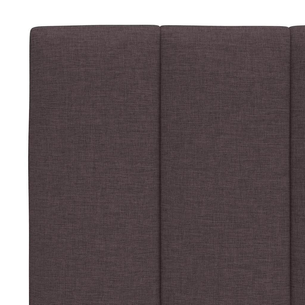Bed met matras "Hanko" stof donkerbruin 120x200 cm is nu te koop bij PeponiXL, paradijselijk wonen!