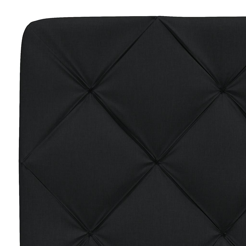 Bedframe zonder matras stof zwart 180x200 cm is nu te koop bij PeponiXL, paradijselijk wonen!
