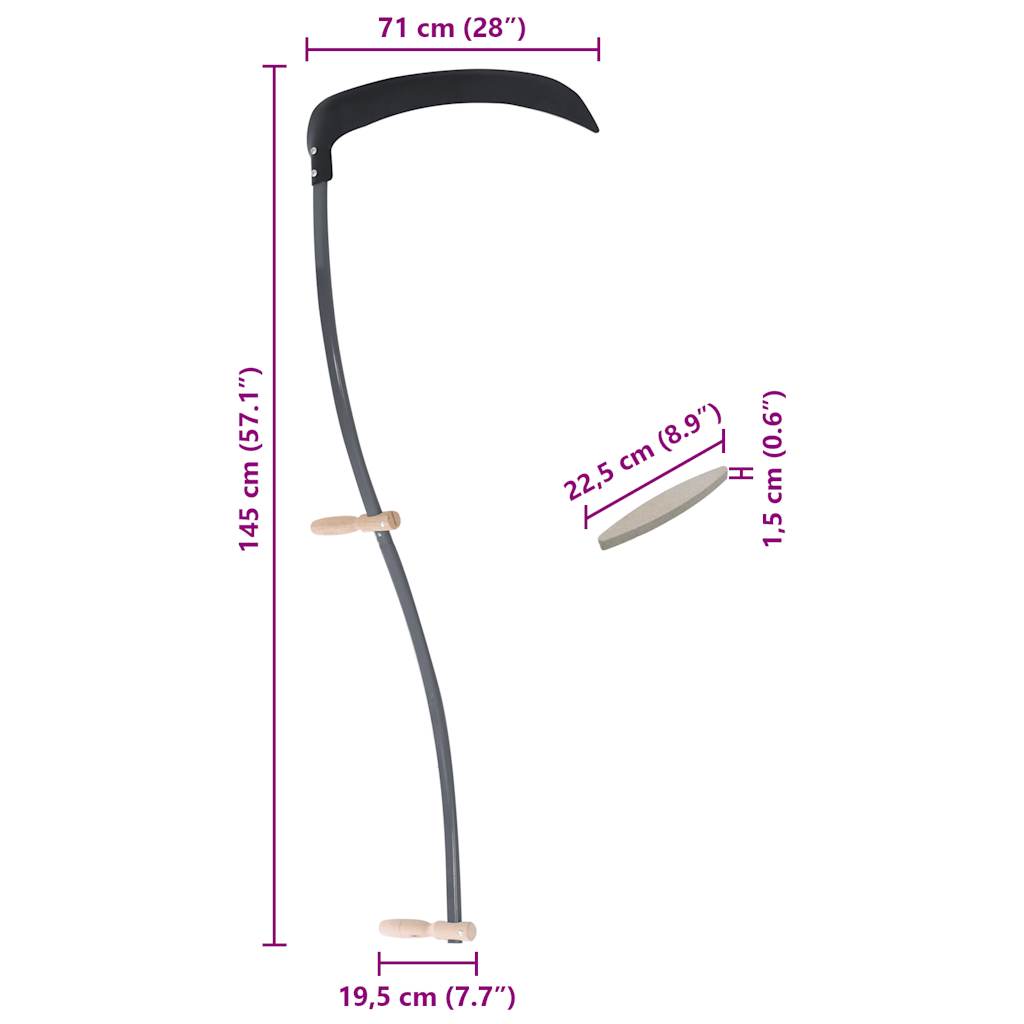 Zeis met slijpsteen 145 cm is nu te koop bij PeponiXL, paradijselijk wonen!
