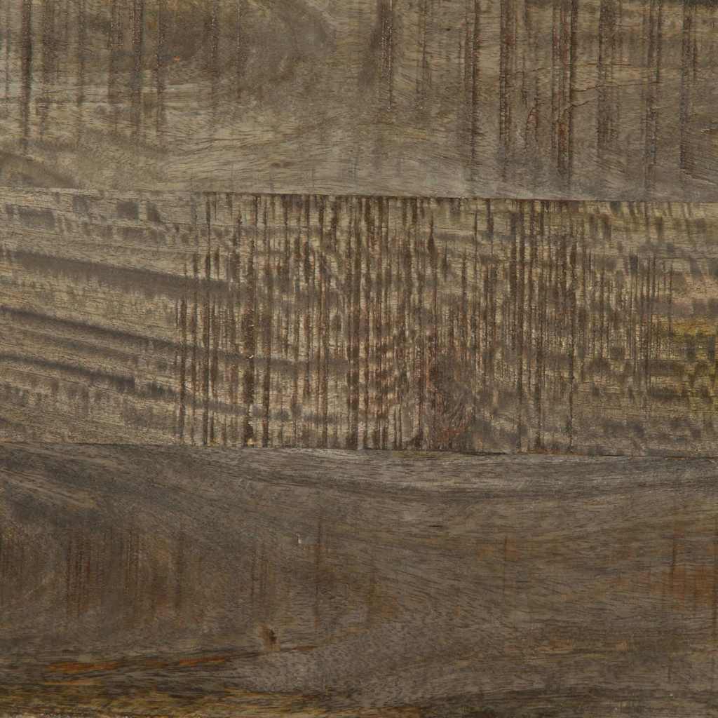 Tv-meubel 80x33x46 cm massief mangohout zwart is nu te koop bij PeponiXL, paradijselijk wonen!