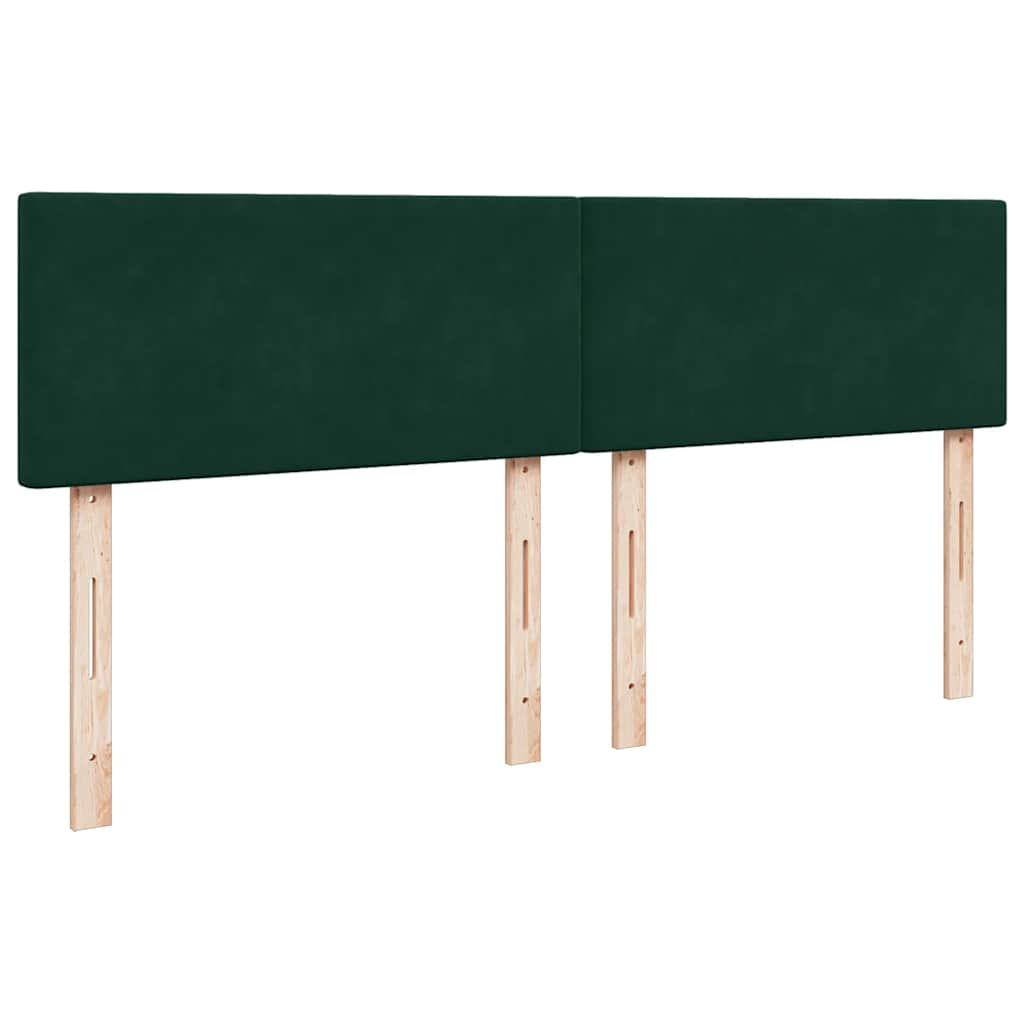 Ottoman bed met matras 180x200 cm fluweel donkergroen is nu te koop bij PeponiXL, paradijselijk wonen!