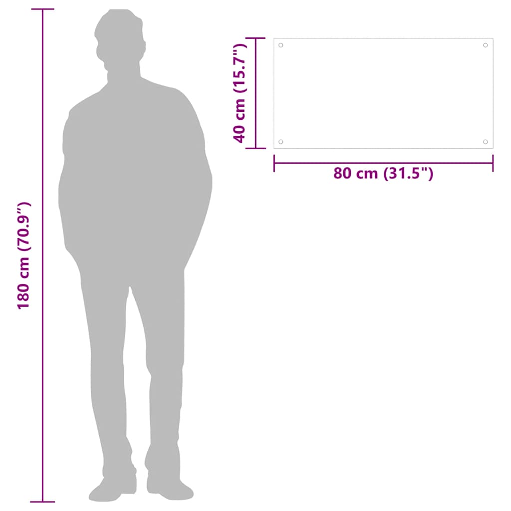 Spatschermen keuken 2 st 80x40 cm gehard glas zwart is nu te koop bij PeponiXL, paradijselijk wonen!