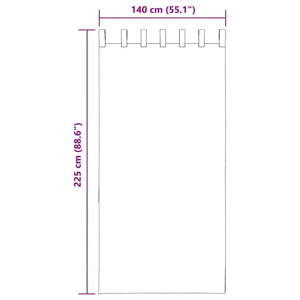 Gordijnen voile met lussen 2 st 140x225 cm geel is nu te koop bij PeponiXL, paradijselijk wonen!