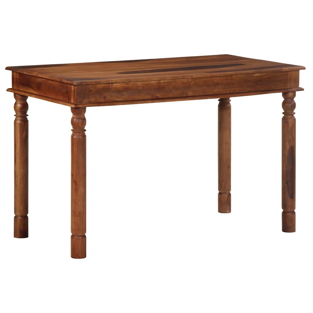 Eettafel 120x60x77 cm massief acaciahout is nu te koop bij PeponiXL, paradijselijk wonen!