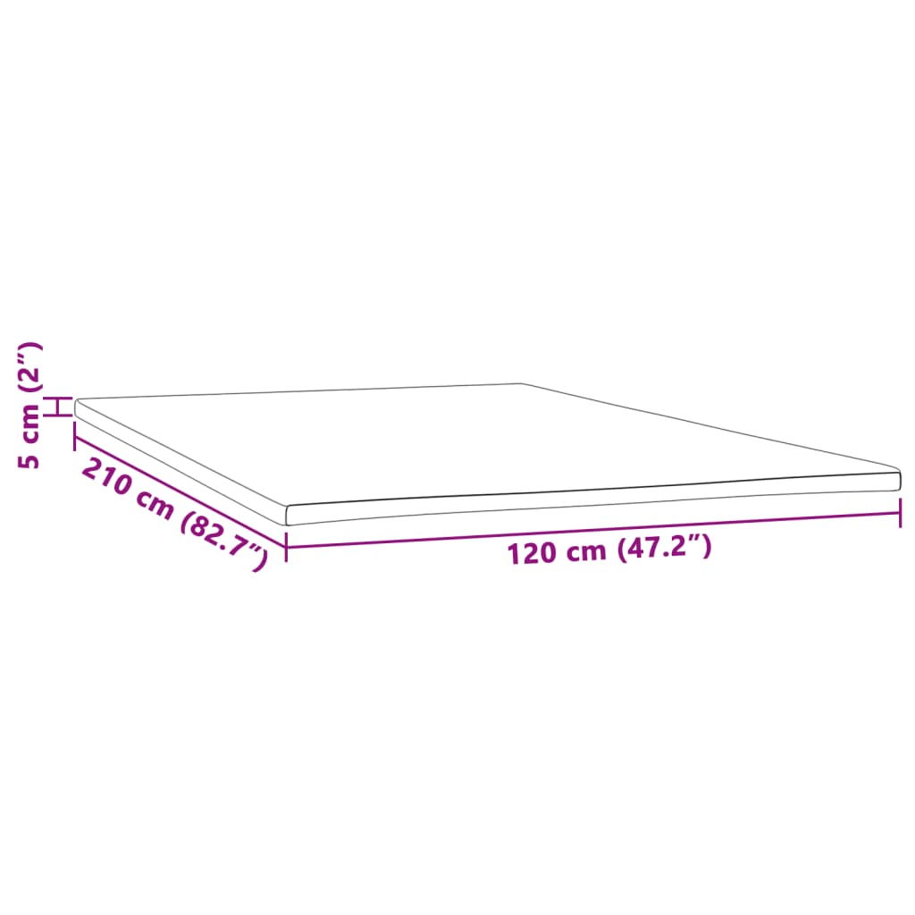 Matrastopper 120x210x5 cm is nu te koop bij PeponiXL, paradijselijk wonen!