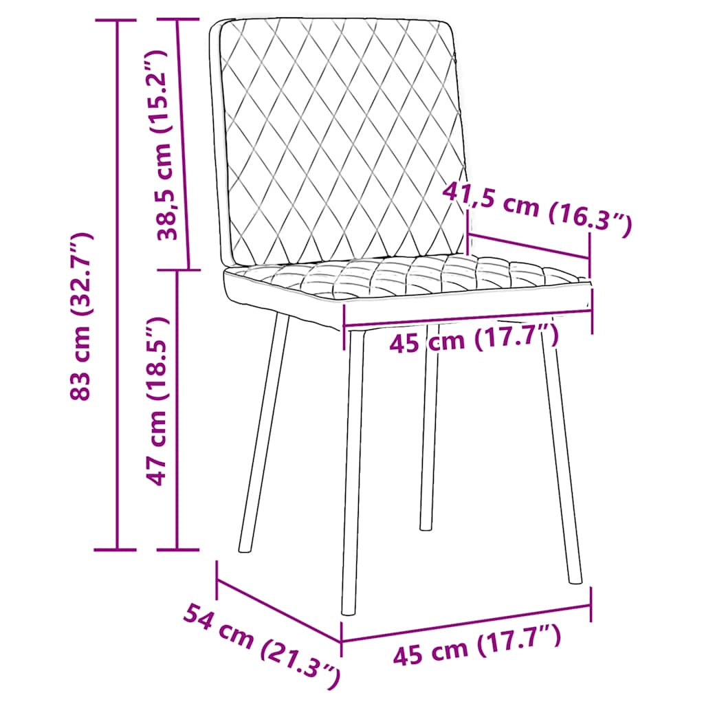 Eetkamerstoelen 6 st kunstleer wit is nu te koop bij PeponiXL, paradijselijk wonen!