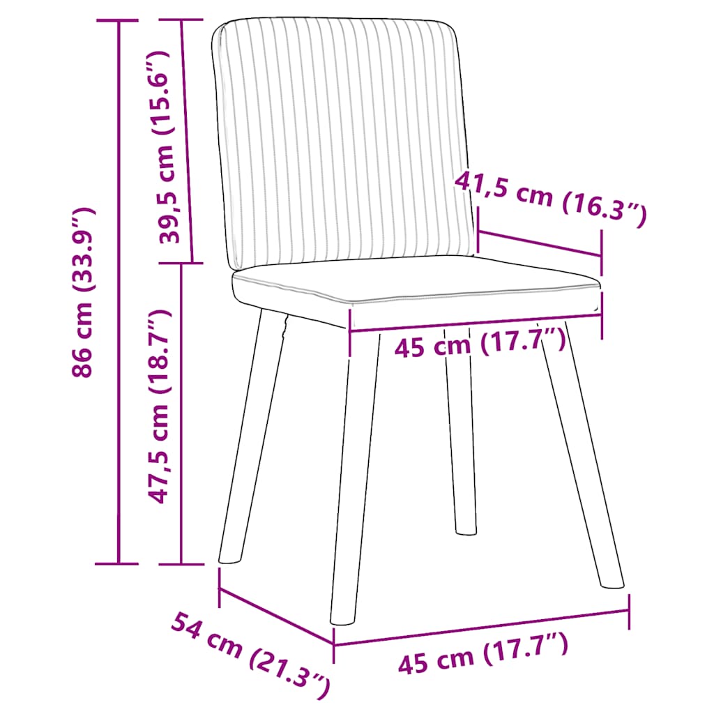 Eetkamerstoelen 6 st stof zwart is nu te koop bij PeponiXL, paradijselijk wonen!