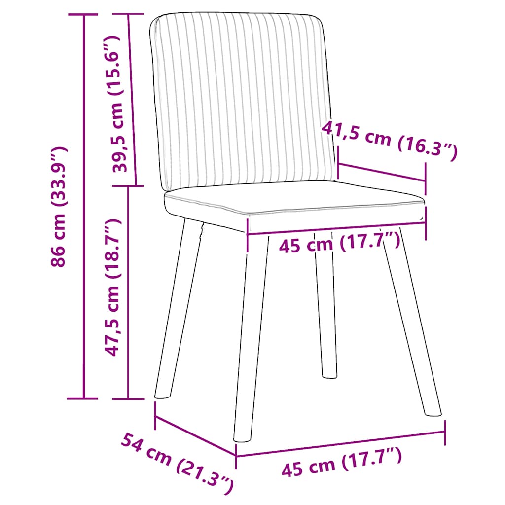 Eetkamerstoelen 2 st stof zwart is nu te koop bij PeponiXL, paradijselijk wonen!
