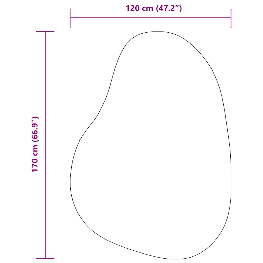 Vloerkleden HUARTE Zwart 120 x 170 cm Polyester is nu te koop bij PeponiXL, paradijselijk wonen!