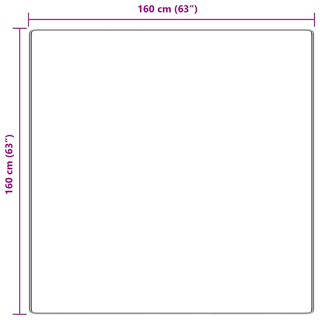 Antislip Shaggy Tapijt Grijs 160 x 160 cm PP is nu te koop bij PeponiXL, paradijselijk wonen!