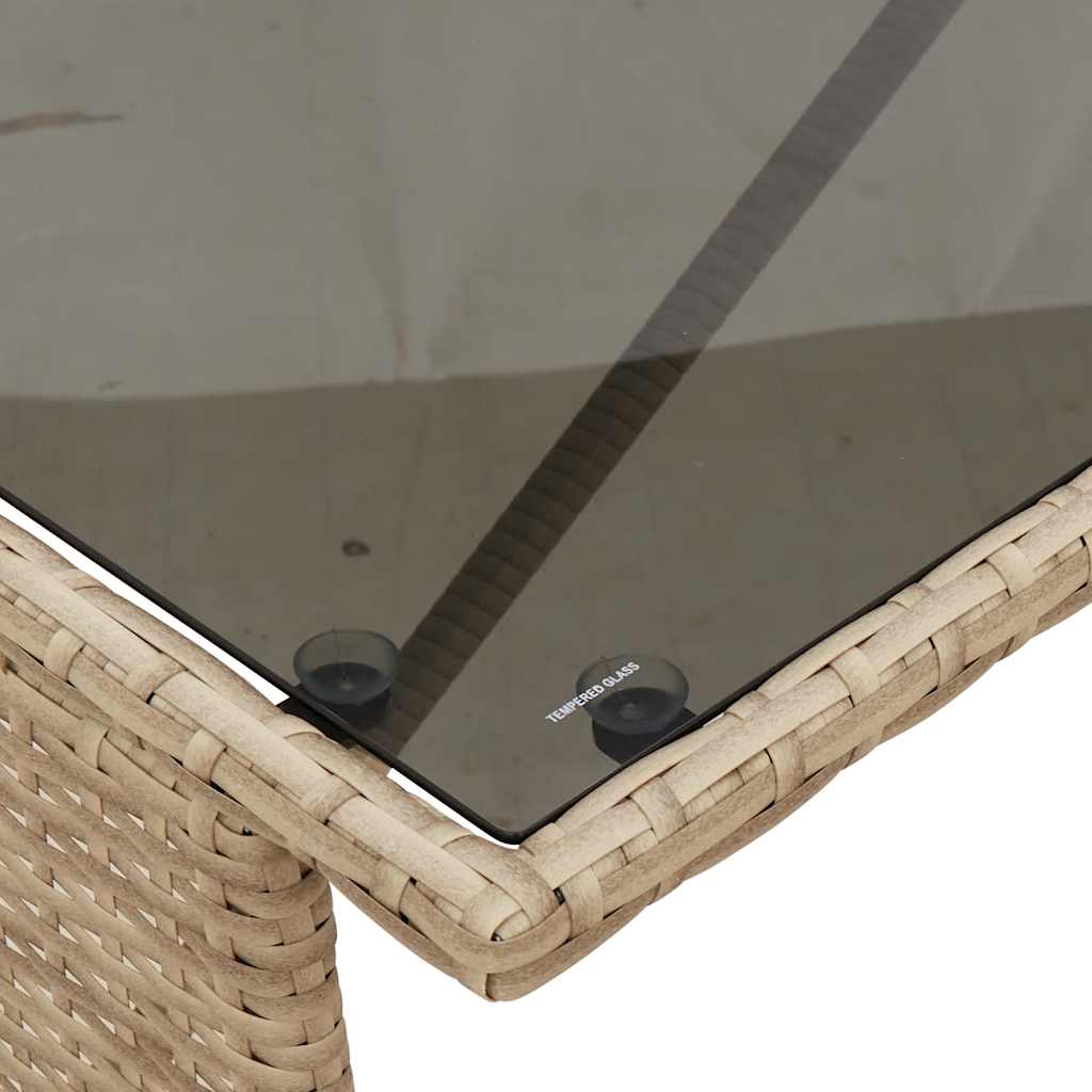 3-delige Tuinset met kussens poly rattan beige is nu te koop bij PeponiXL, paradijselijk wonen!