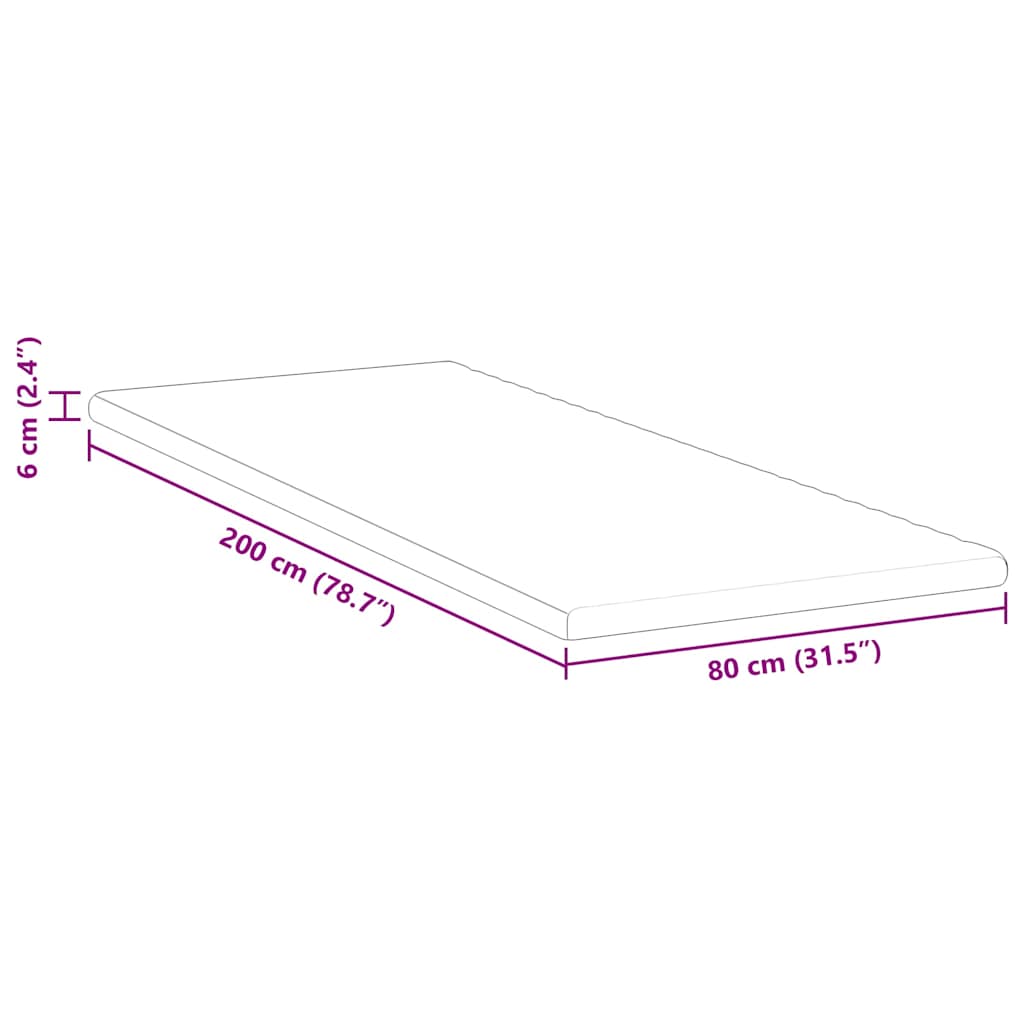 matrastopper Wit 80 x 200 cm Jacquard Stof is nu te koop bij PeponiXL, paradijselijk wonen!