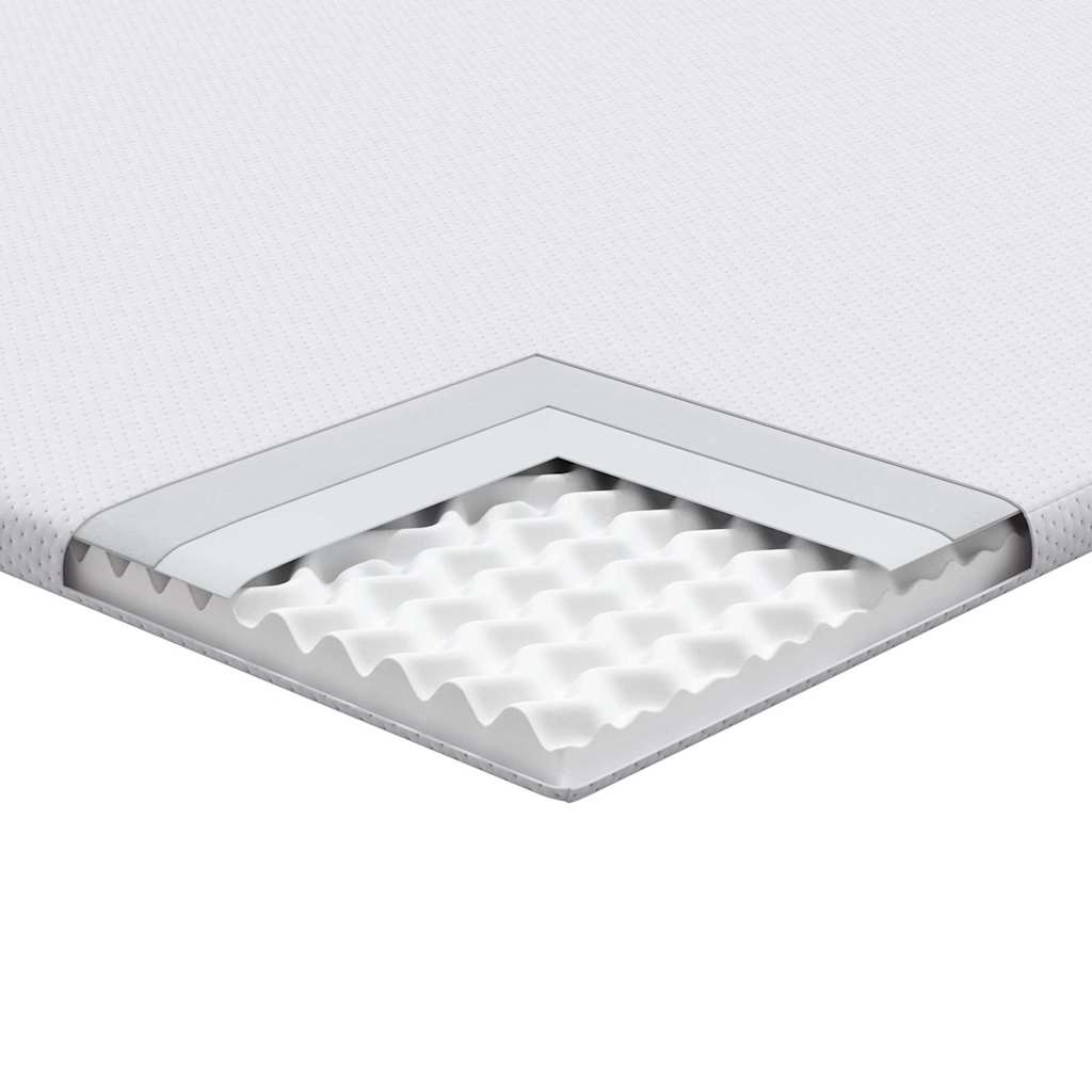 matrastopper Wit 140 x 200 cm Jacquard Stof is nu te koop bij PeponiXL, paradijselijk wonen!