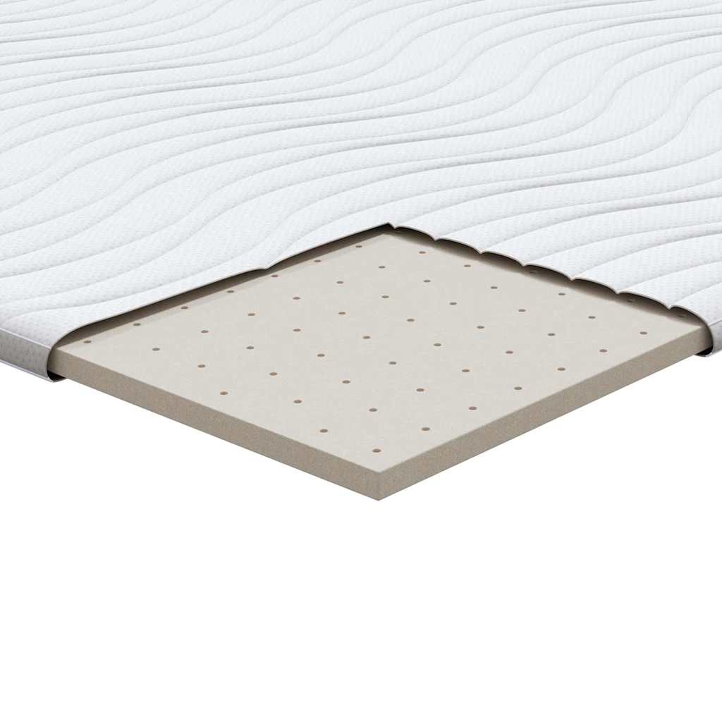 matrastopper Wit 160 x 200 cm Gebreide Stof is nu te koop bij PeponiXL, paradijselijk wonen!