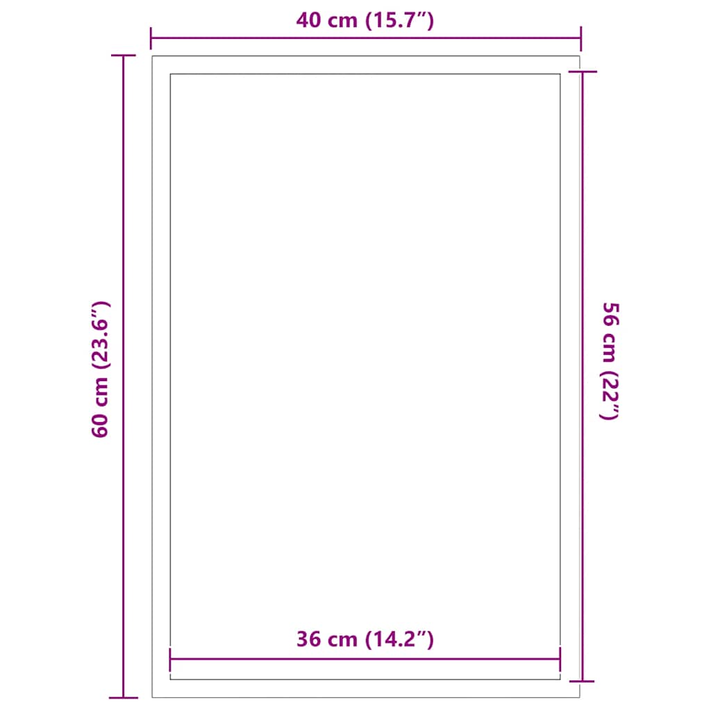 Deurmat 40x60 cm antracietkleurig is nu te koop bij PeponiXL, paradijselijk wonen!