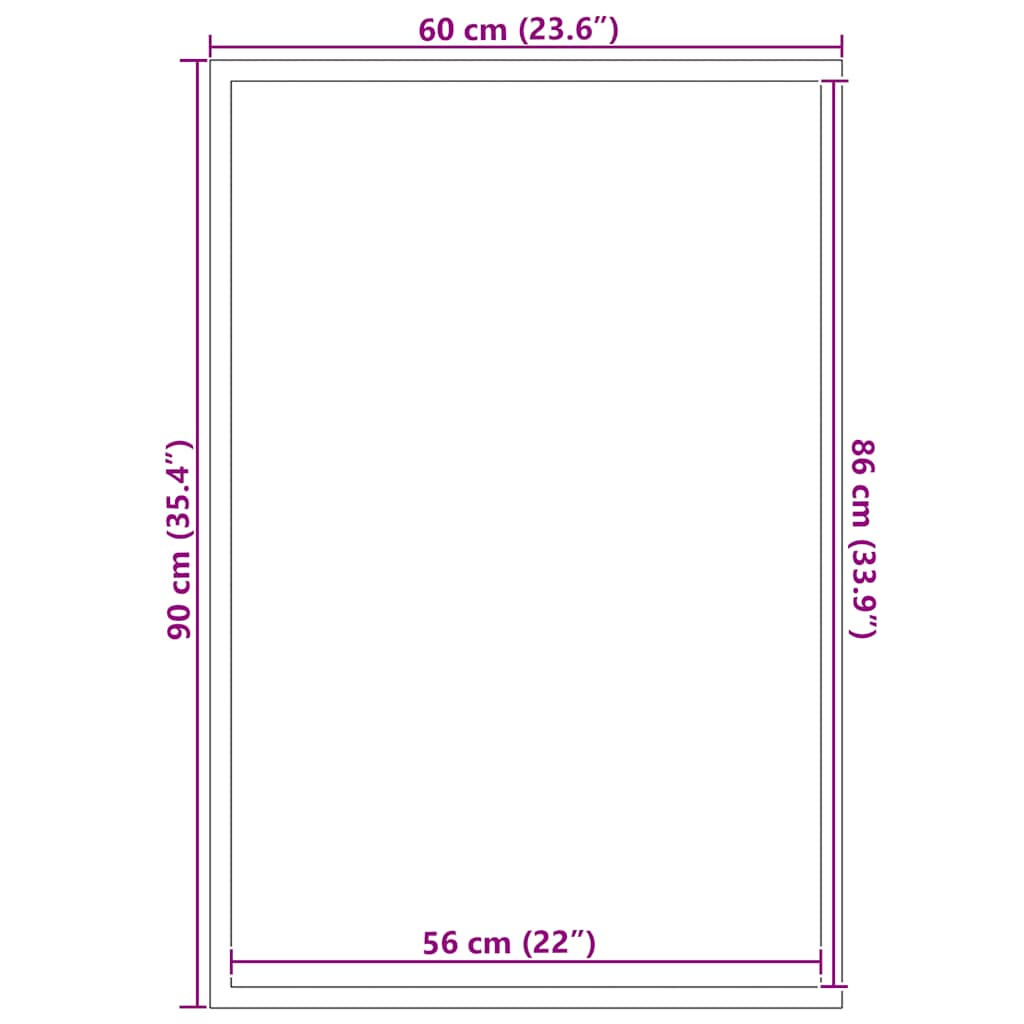 Deurmat 60x90 cm zwart is nu te koop bij PeponiXL, paradijselijk wonen!