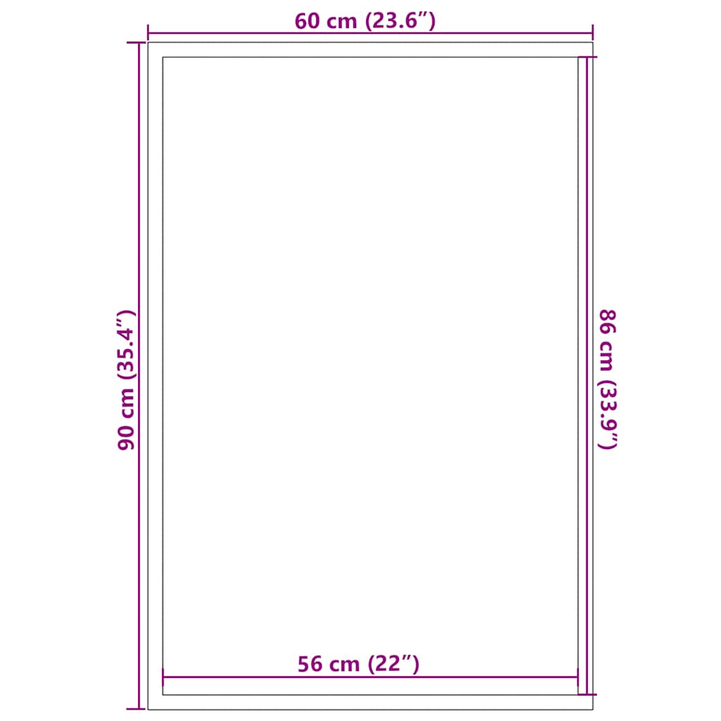 Deurmat 60x90 cm grijs is nu te koop bij PeponiXL, paradijselijk wonen!