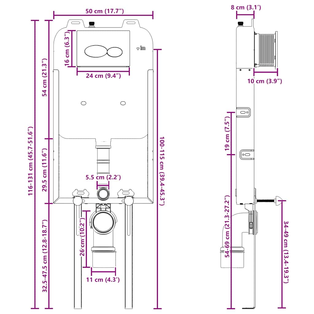 Montageframe Wit Staal is nu te koop bij PeponiXL, paradijselijk wonen!