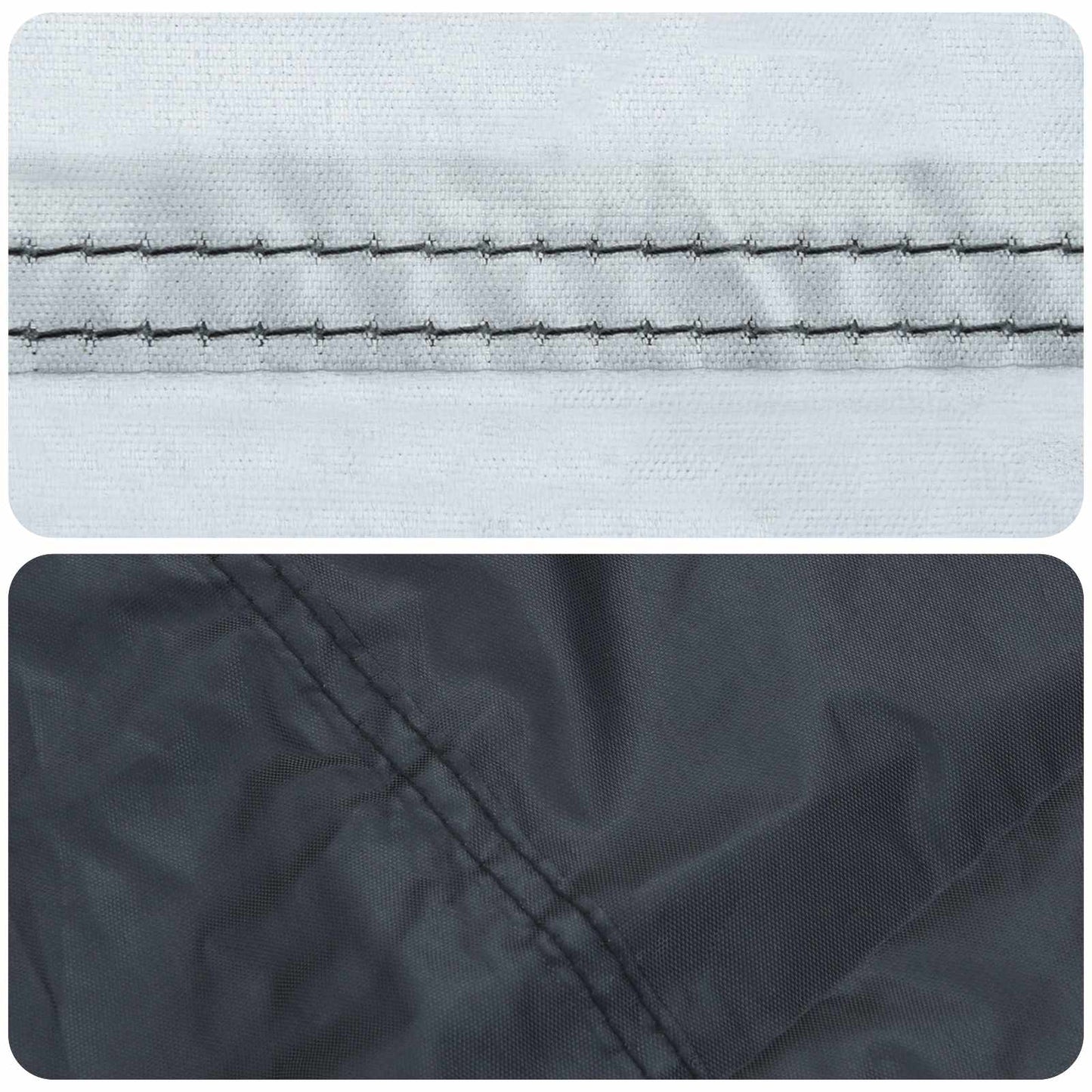 Tuinmeubelhoes Zwart 203 x 81 x 63 cm 210D Oxford Stof is nu te koop bij PeponiXL, paradijselijk wonen!