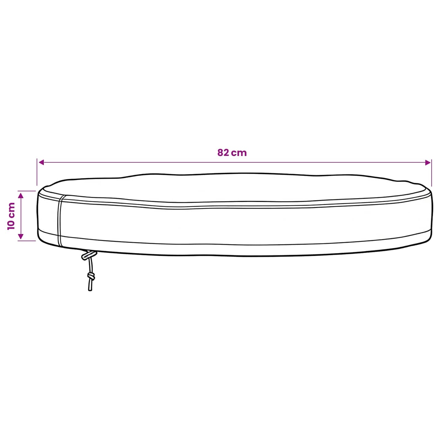 Buiten Tafel Hoes Zwart 82 x 82 x 10 cm 420D Oxford Stof is nu te koop bij PeponiXL, paradijselijk wonen!