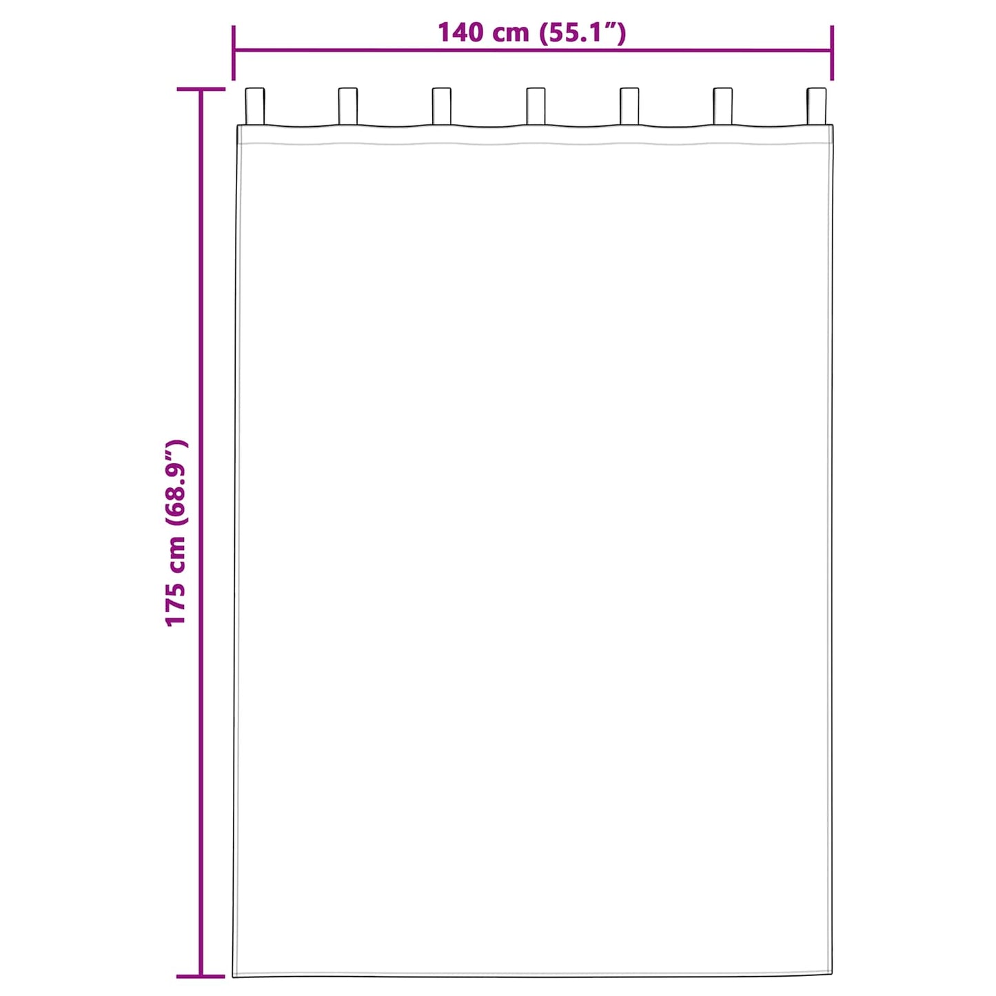 Verduisterende gordijnen 2 pcs Donkerroze 140 x 175 cm Fluweel is nu te koop bij PeponiXL, paradijselijk wonen!