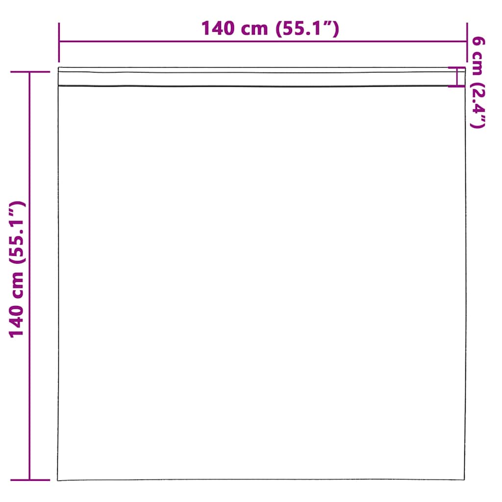 Zwart-out Gordijnen met Ringen 2 pcs Beige 140 x 140 cm is nu te koop bij PeponiXL, paradijselijk wonen!