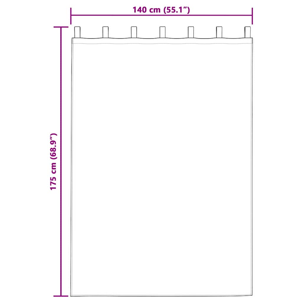 Zwart-out Gordijnen met Ringen 2 pcs Wijnrood 175 x 140 cm is nu te koop bij PeponiXL, paradijselijk wonen!