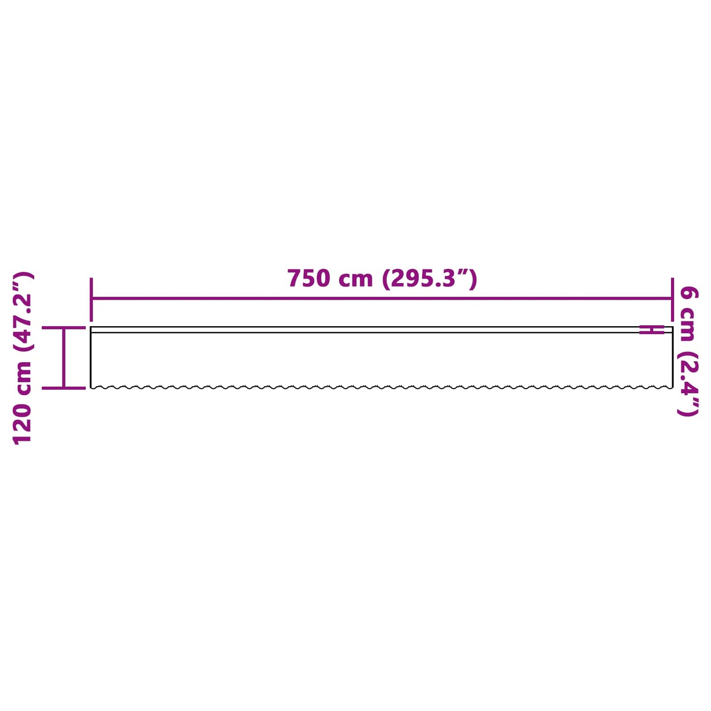 Kantgordijn met gordijnen Bloemen Wit 120 x 750 cm Polyester is nu te koop bij PeponiXL, paradijselijk wonen!