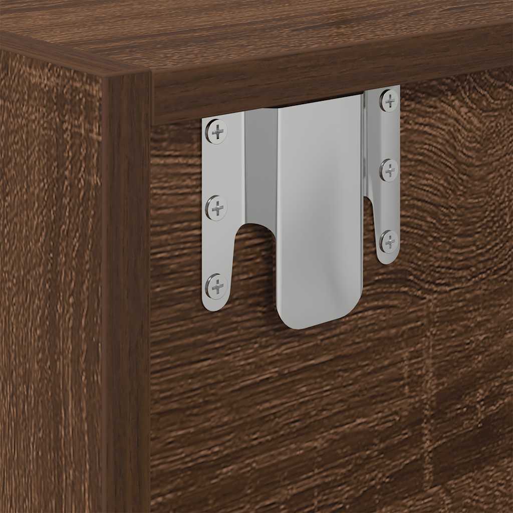 TV-meubel 60x31x25,5 cm bewerkt hout bruin eikenkleur is nu te koop bij PeponiXL, paradijselijk wonen!