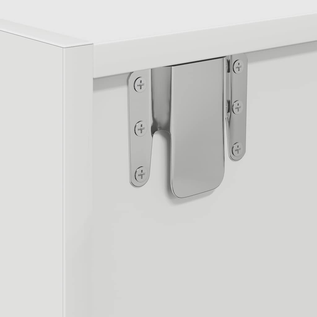 TV-meubel 80x31x25,5 cm bewerkt hout wit is nu te koop bij PeponiXL, paradijselijk wonen!